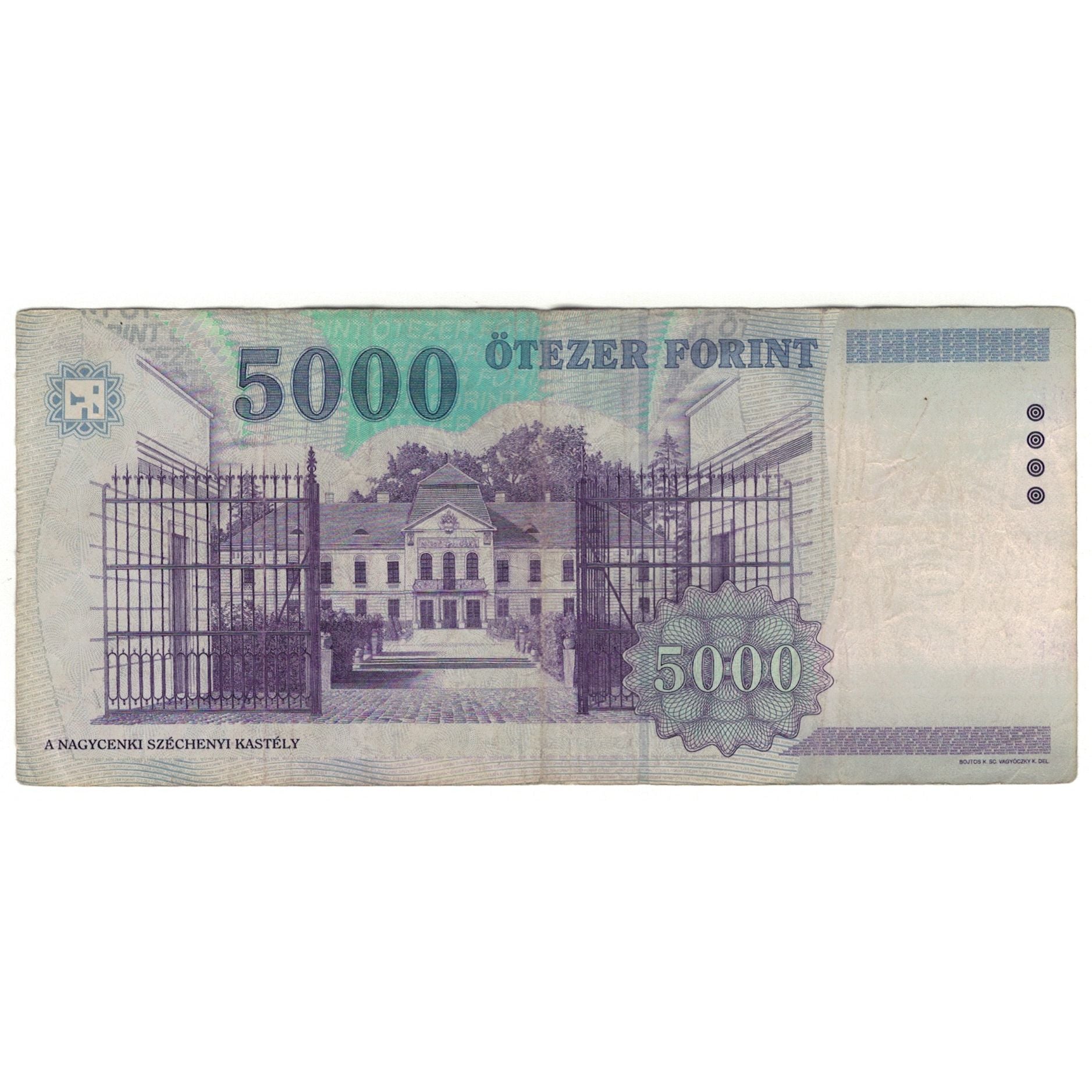 Banknote, Hungary, 5000 Forint, 1999, KM:182a, EF(40-45)