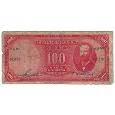 Banknote, Chile, 100 Pesos = 10 Condores, KM:113, AG(1-3)