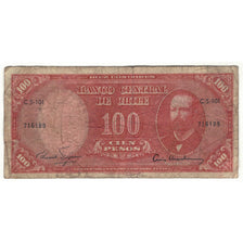 Banknote, Chile, 10 Centesimos on 100 Pesos, KM:127a, VG(8-10)