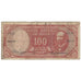 Banknot, Chile, 10 Centesimos on 100 Pesos, KM:127a, VG(8-10)