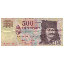 Geldschein, Ungarn, 500 Forint, 2001, KM:188a, S
