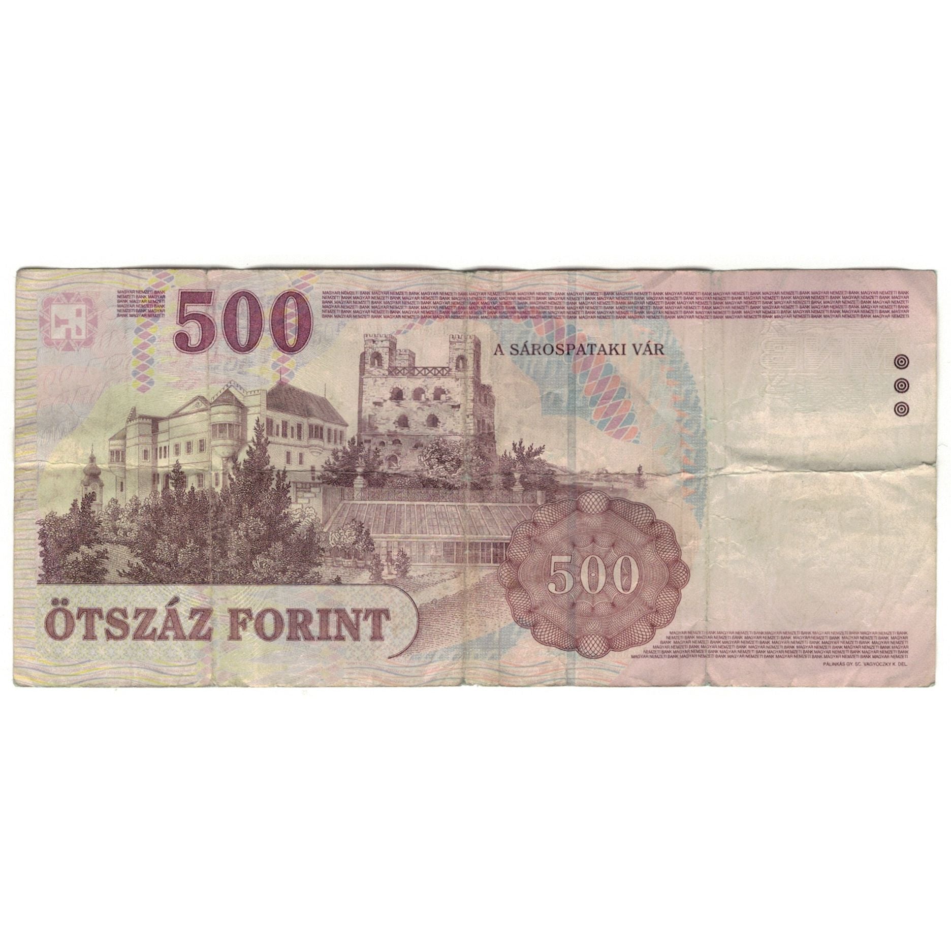 Banconote, Ungheria, 500 Forint, 2001, KM:188a, MB