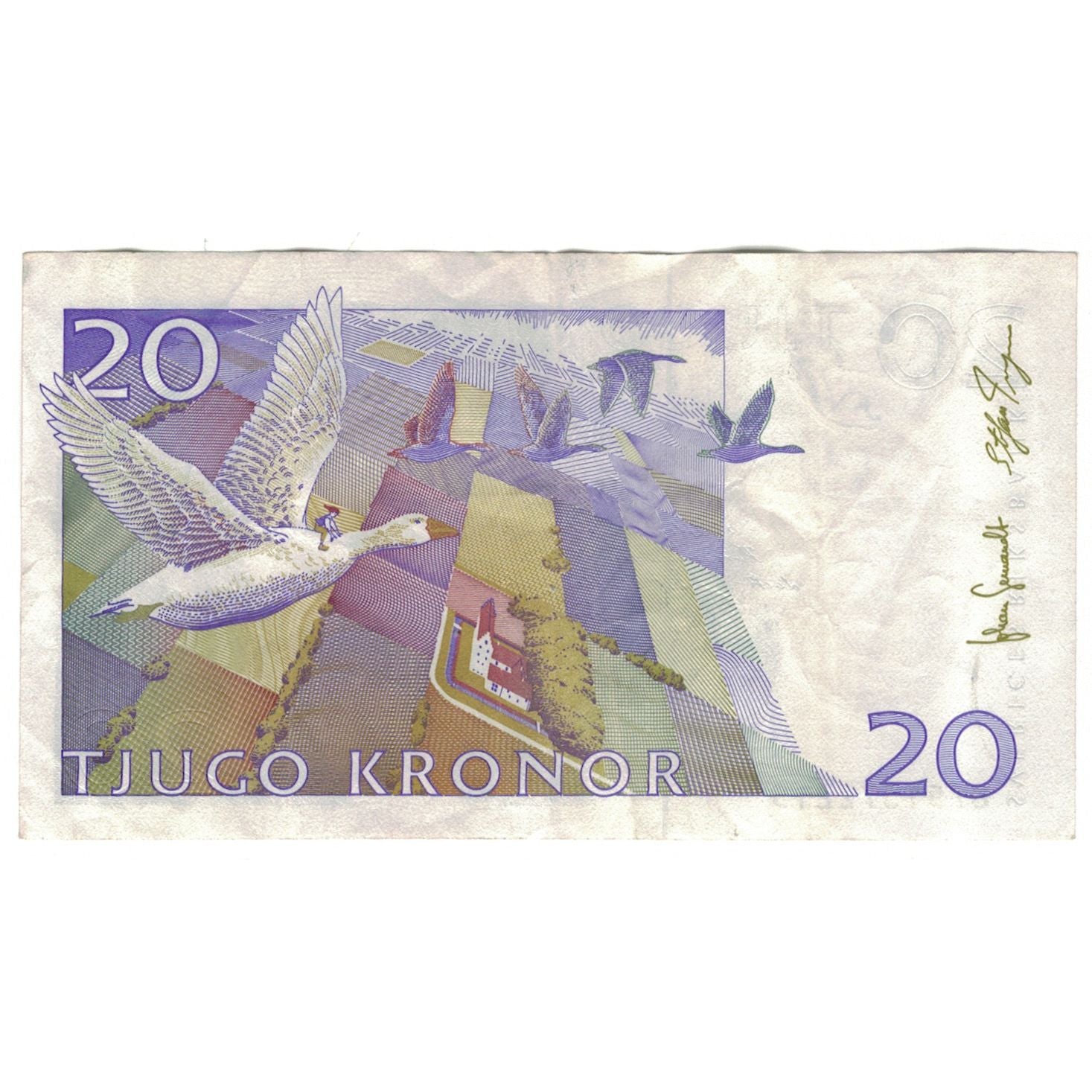 Banknote, Sweden, 20 Kronor, 1997-2008, KM:63a, EF(40-45)