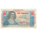 Guadeloupe, 10 Francs, Z.9, EF(40-45), KM:32