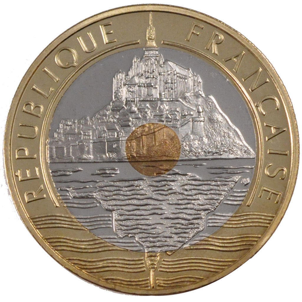 FRANCE, 20 Francs, 2001, MS(65-70), Bimetallic, Gadoury #871a, 9.00