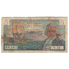 Banknote, French Equatorial Africa, 5 Francs, Undated (1947), KM:20b, VG(8-10)