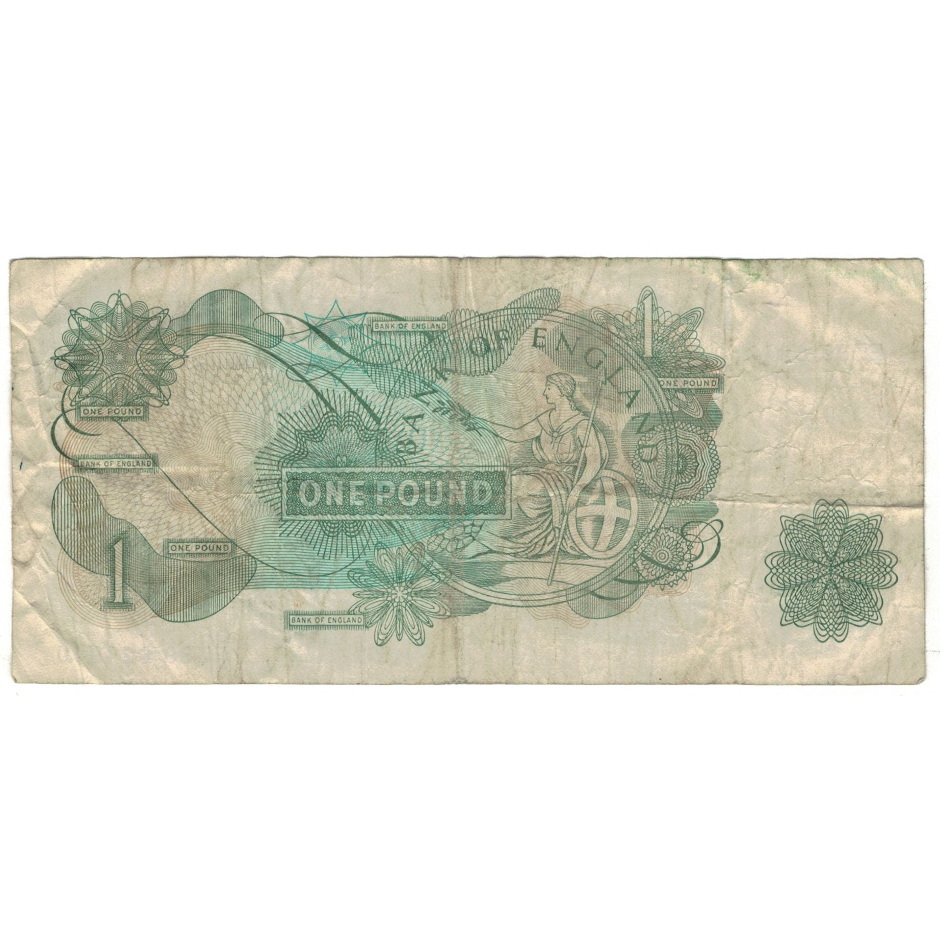 Banconote, Gran Bretagna, 1 Pound, KM:374g, MB