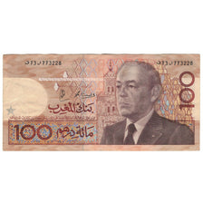 Biljet, Marokko, 100 Dirhams, 1987, KM:65d, TTB