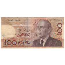 Banknote, Morocco, 100 Dirhams, 1987, KM:65d, EF(40-45)