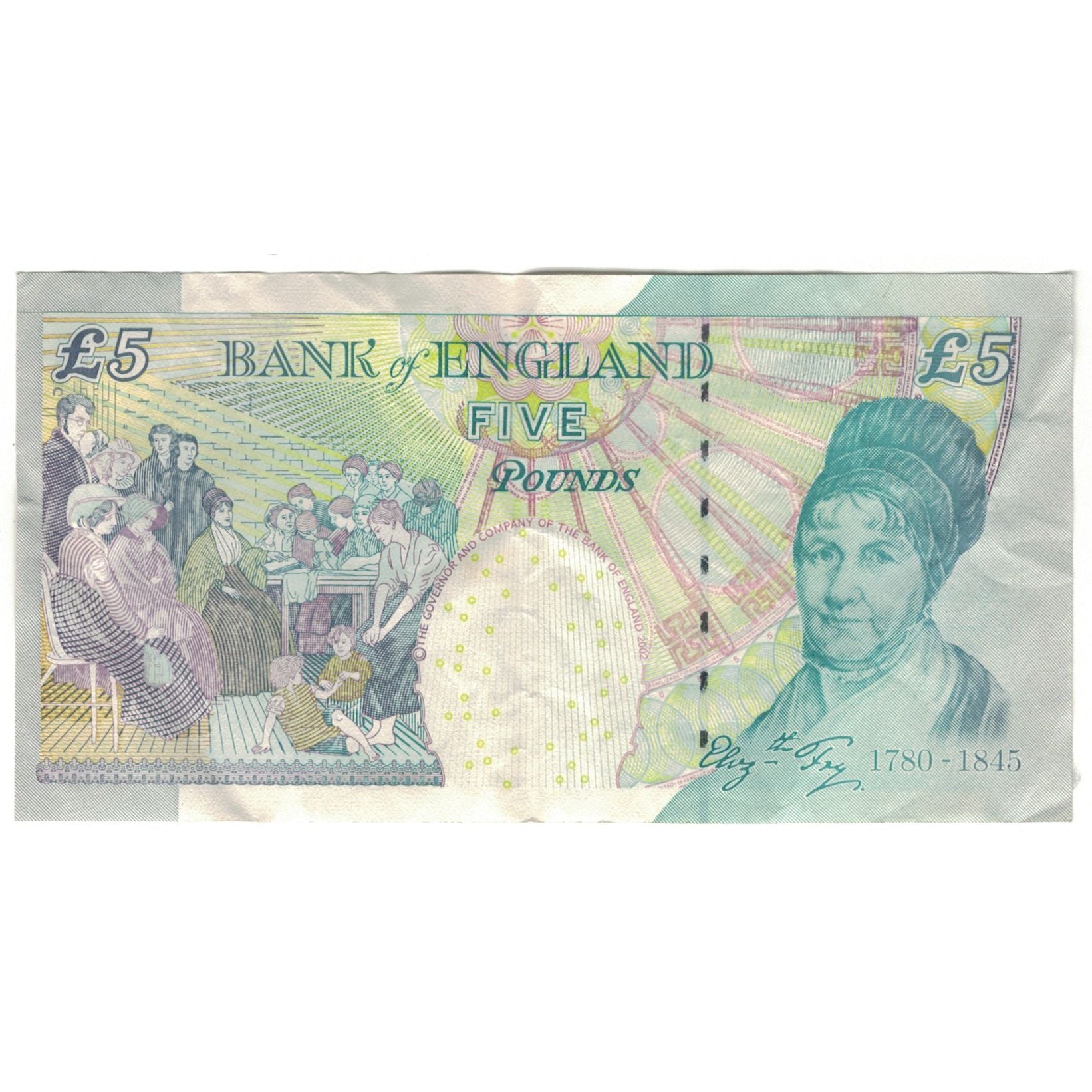 Billet, Grande-Bretagne, 5 Pounds, KM:391d, TTB
