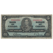 Banconote, Canada, 5 Dollars, 1937-01-02, KM:60b, MB