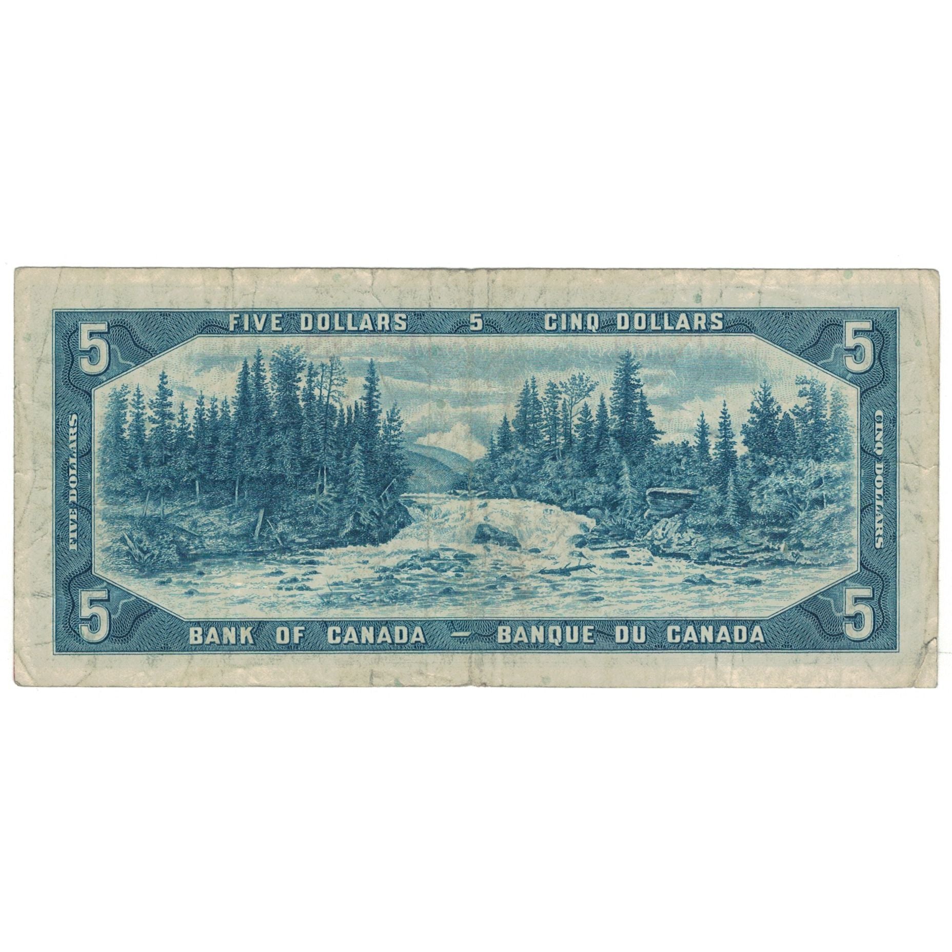 Banknote, Canada, 5 Dollars, 1954, KM:77b, VF(20-25)