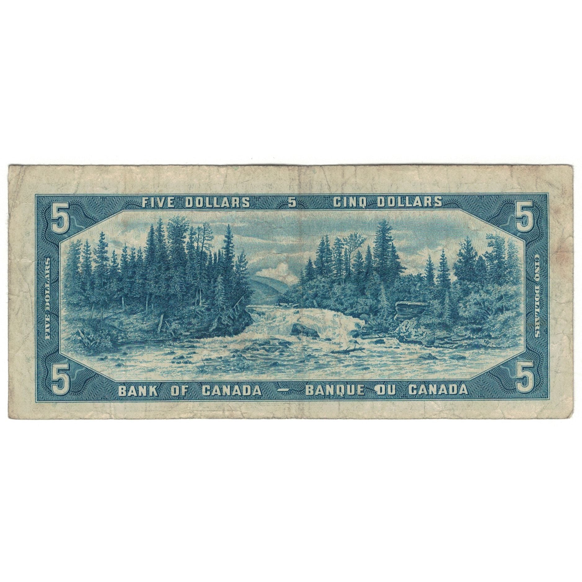 Banknote, Canada, 5 Dollars, 1954, KM:77b, VF(20-25)