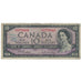Geldschein, Kanada, 10 Dollars, 1954, 1954, KM:79b, S