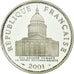 Moneta, Francja, 100 Francs, 2001, MS(65-70), Srebro, Gadoury:898a