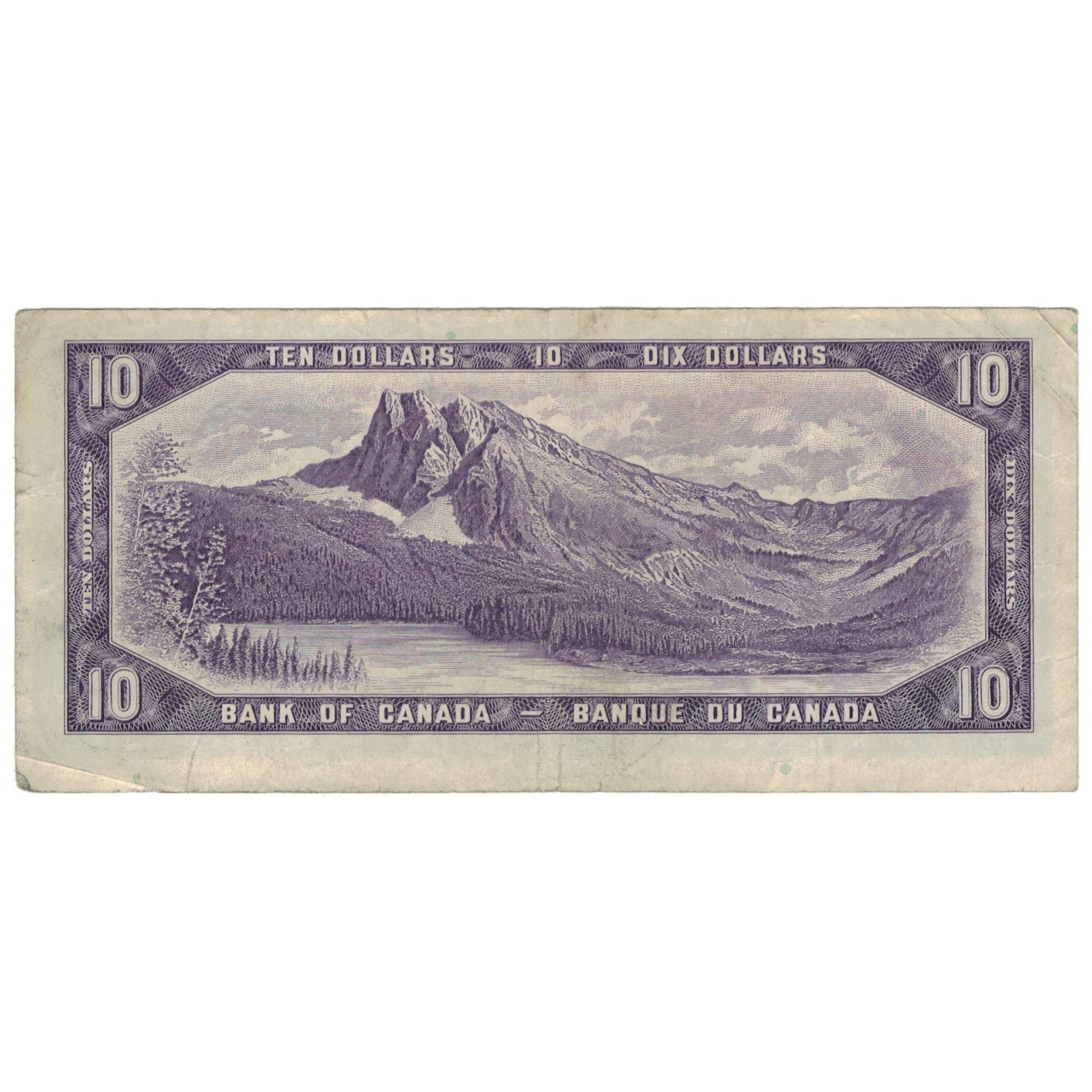 Banknote, Canada, 10 Dollars, 1954, 1954, KM:79b, VF(20-25)