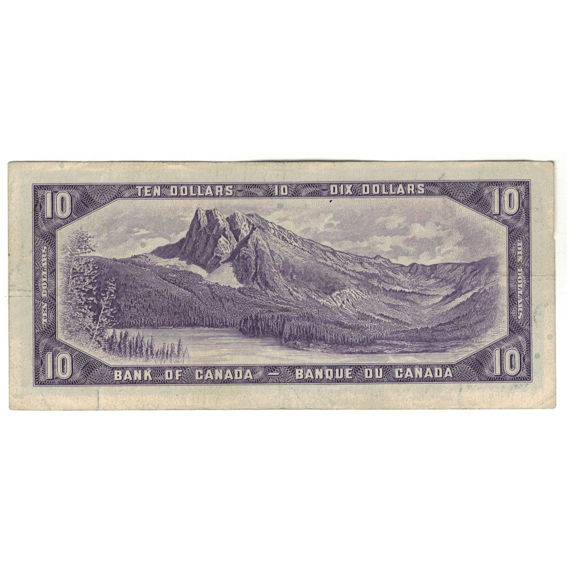 Banknote, Canada, 10 Dollars, 1954, 1954, KM:79b, VF(20-25)