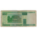 Banknot, Białoruś, 100 Rublei, 2000, 2000, KM:26a, VG(8-10)
