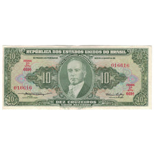Banknote, Brazil, 10 Cruzeiros, KM:177b, UNC(63)