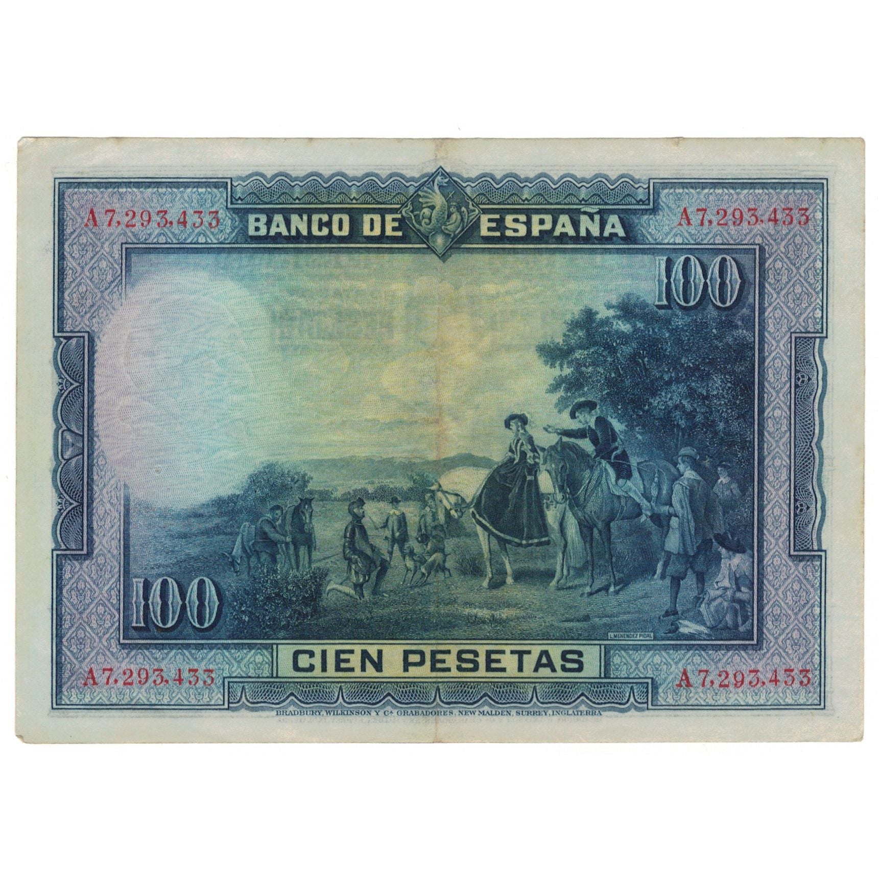 Banknote, Spain, 100 Pesetas, 1928, 1928-08-15, KM:76a, EF(40-45)
