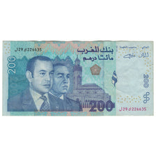 Billet, Maroc, 200 Dirhams, 2002, KM:71, SUP