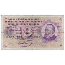 Banknote, Switzerland, 10 Franken, 1969, 1969-01-15, KM:45o, VG(8-10)