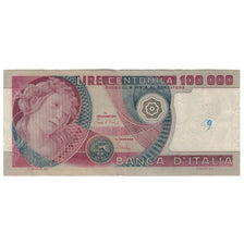 Banknot, Włochy, 100,000 Lire, 1978-1980, KM:108b, VF(20-25)