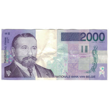 Banknot, Belgia, 2000 Francs, 1994-2001, KM:151, EF(40-45)
