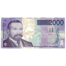 Geldschein, Belgien, 2000 Francs, 1994-2001, KM:151, SS