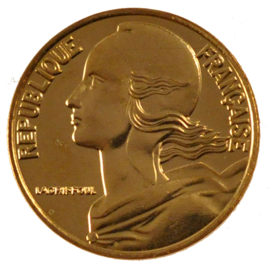 Moneta, Francia, Marianne, 5 Centimes, 1994, Paris, FDC, Alluminio-bronzo
