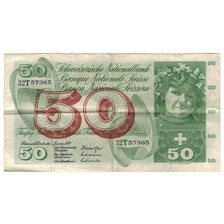 Banknote, Switzerland, 50 Franken, 1970, 1970-01-05, KM:48j, VF(30-35)