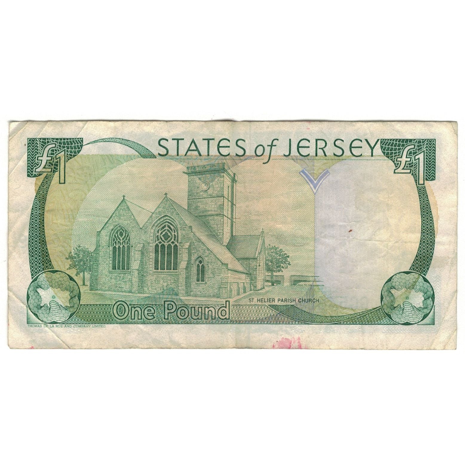 Banknote, Jersey, 1 Pound, KM:26a, EF(40-45)