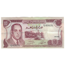 Billete, 10 Dirhams, 1970, Marruecos, KM:57a, MBC+