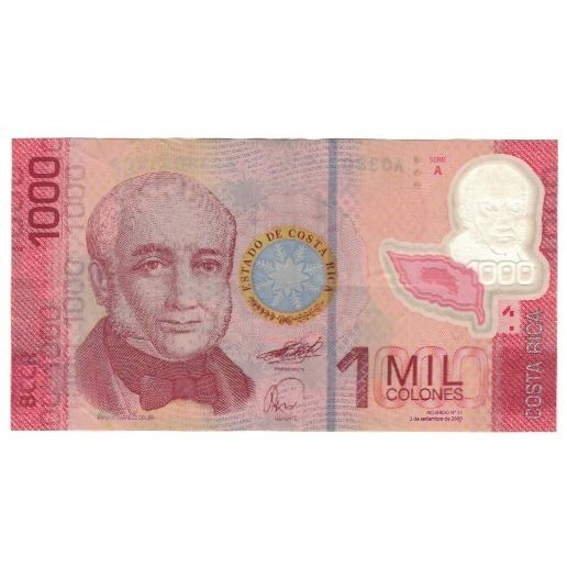 Banknote, Costa Rica, 1000 Colones, 2009, 2009-09-02, KM:274, EF(40-45)
