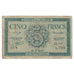 Banknote, Algeria, 5 Francs, 1942, 1942-11-16, KM:91, G(4-6)