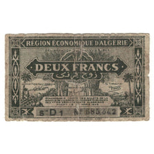Banknote, Algeria, 2 Francs, 1944, 1944-01-31, KM:102, AG(1-3)
