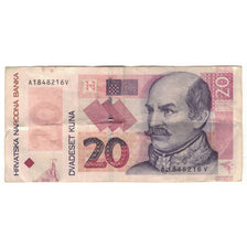 Banknot, Chorwacja, 20 Kuna, 2012, 2014-05-30, KM:39, VF(20-25)