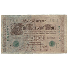Banknote, Germany, 1000 Mark, 1910, 1910-04-21, KM:44a, VF(20-25)