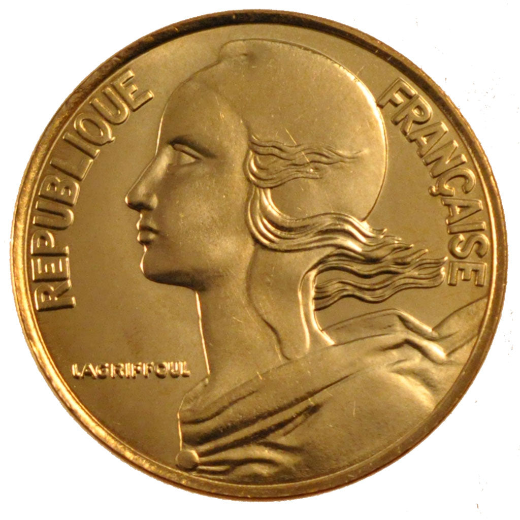FRANCE, 20 Centimes, 1995, MS(63), Aluminium-Bronze, Gadoury #332, 4.00