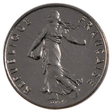 FRANCE, Semeuse, 1/2 Franc, 1991, Paris, KM #931.1, MS(63), Nickel, 19.5,...