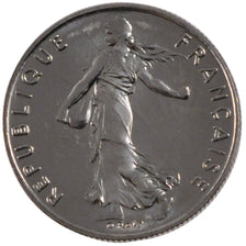 FRANCE, Semeuse, 1/2 Franc, 1993, Paris, KM #931.1, MS(63), Nickel, 19.5,...