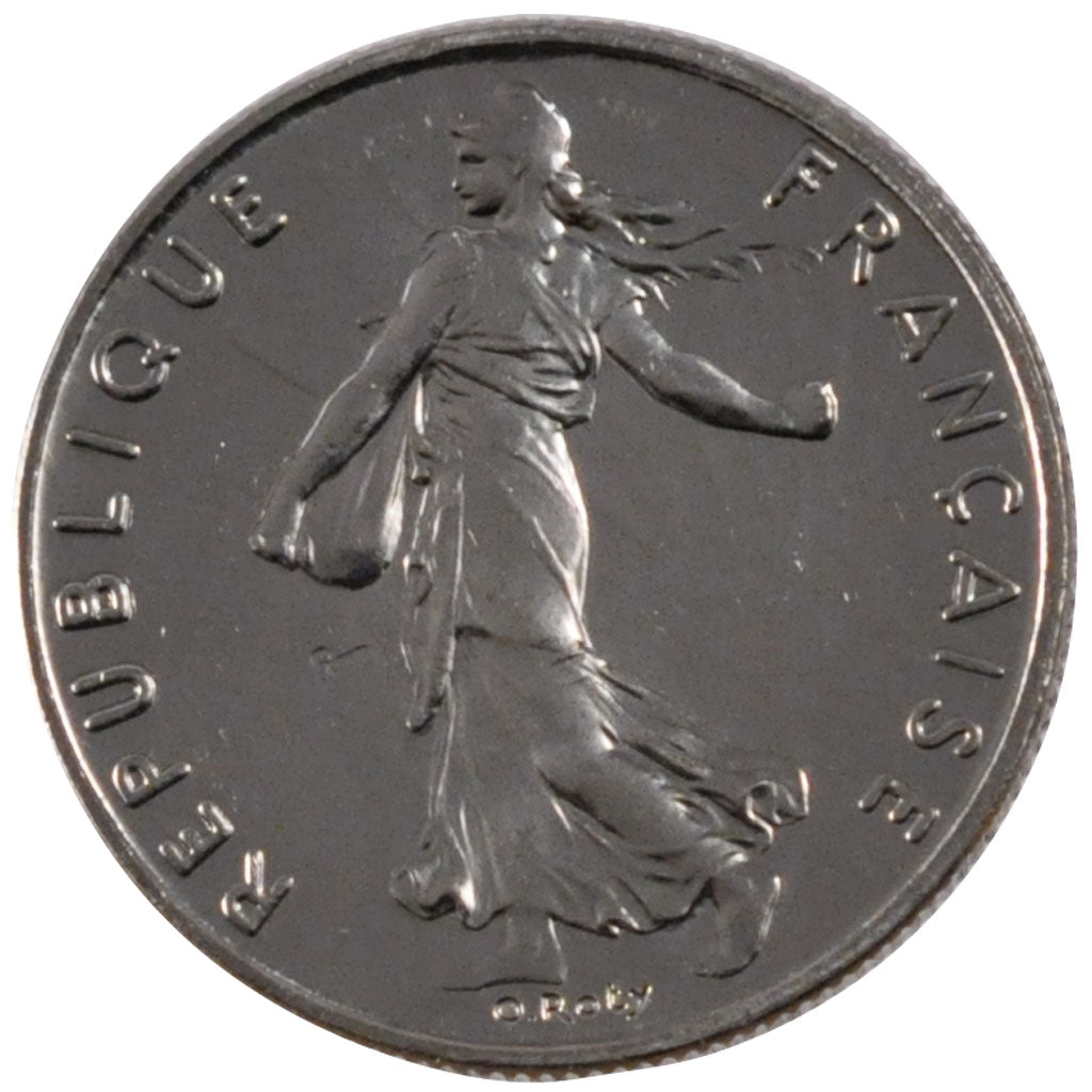 FRANCE, 1/2 Franc, 1994, MS(65-70), Nickel, Gadoury #429, 4.50