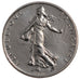 FRANCE, Semeuse, 1 Franc, 1991, Paris, MS(63), Silver, 24, Gadoury #474, 6.00