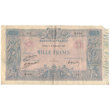 França, 1000 Francs, Bleu et Rose, 1925, M.2083, VF(20-25), Fayette:36.41