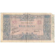 Francia, 1000 Francs, Bleu et Rose, 1925, M.2083, MB, Fayette:36.41, KM:67j