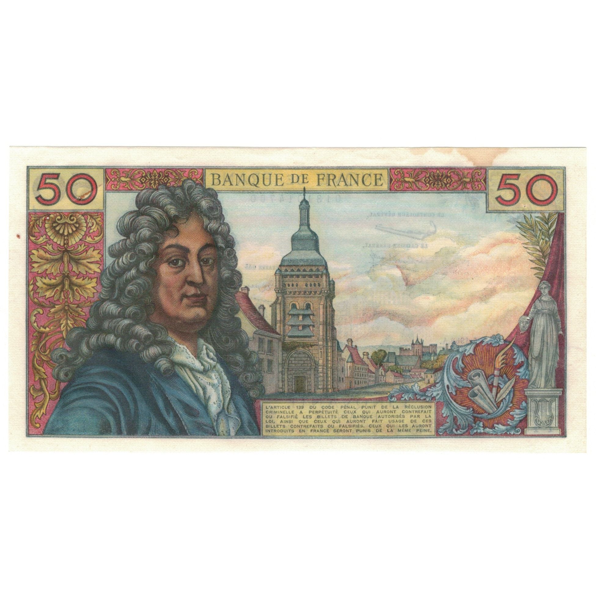 Frankreich, 50 Francs, Racine, 1963, L.53, SS+, Fayette:64.5, KM:148a