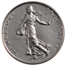 FRANCE, Semeuse, Franc, 1995, Paris, KM #925.1, MS(63), Nickel, 24, Gadoury...