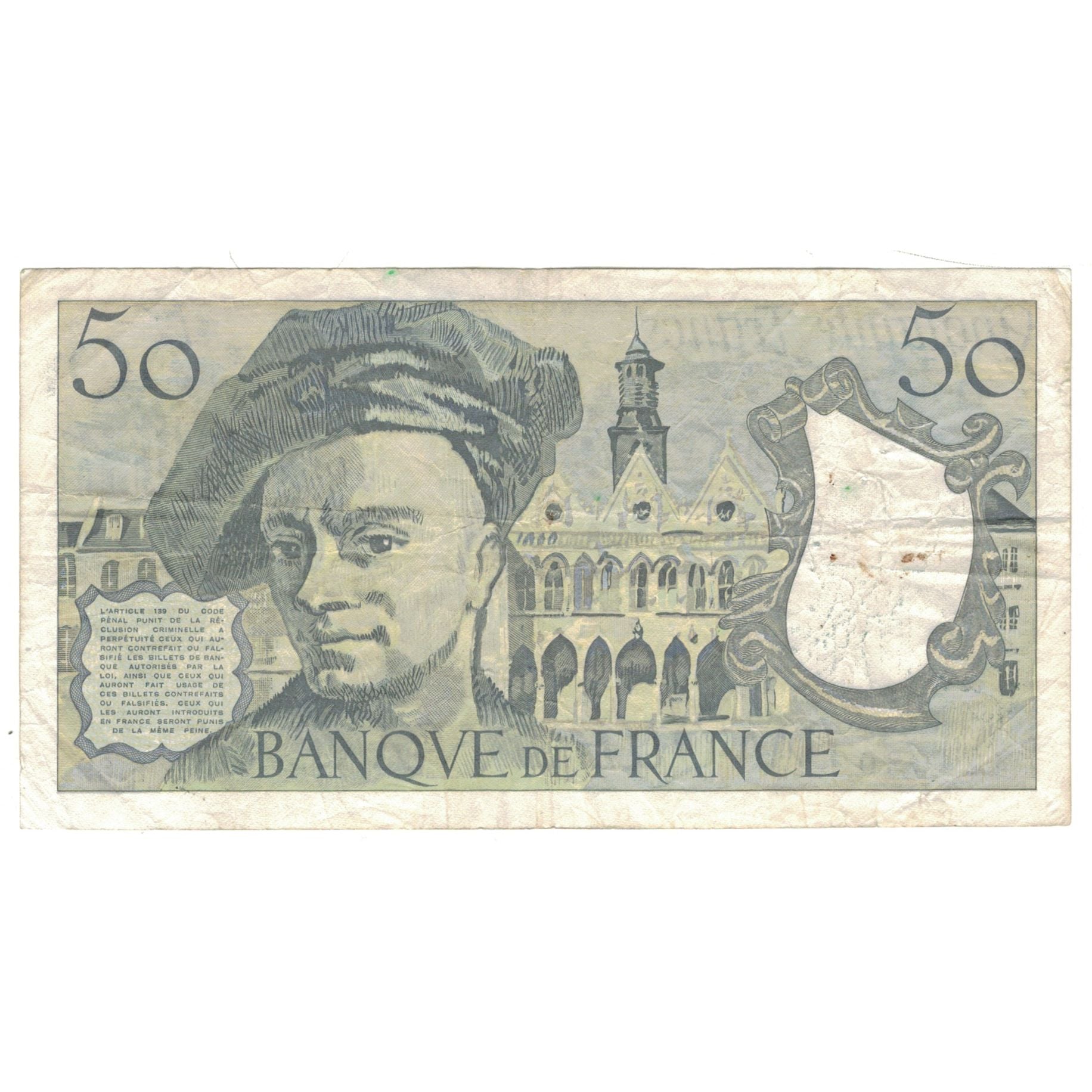 Francia, 50 Francs, 1991, S.69, BC, Fayette:67.17, KM:152e