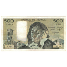 France, 500 Francs, Pascal, 1987, H.260, TTB, Fayette:71.36, KM:156f