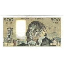Francia, 500 Francs, Pascal, 1989, q.300, EBC, Fayette:71.41, KM:156g